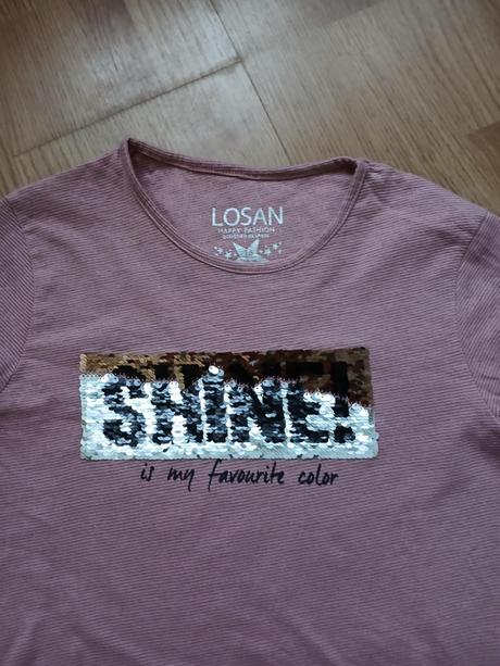 Krásne zimné šaty 158/164, losan,158