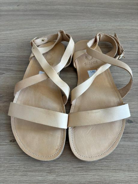 Shapen barefoot sandálky calla natural, 37