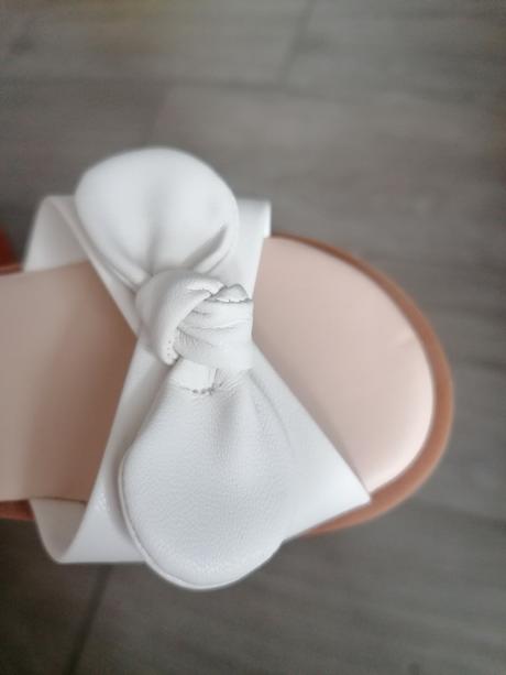 Biele sandalky, h&m,23