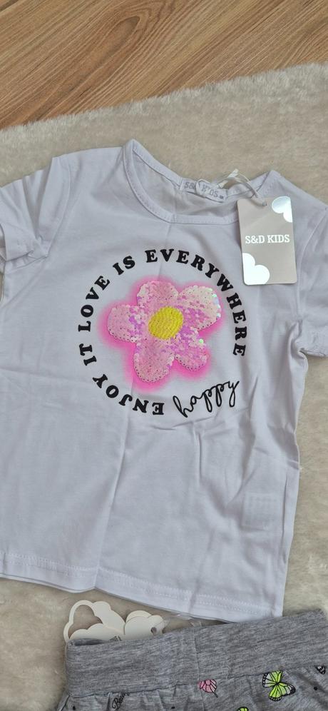 Dievčenský letný set + kabelka zdarma, 104