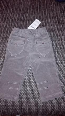 Menčestrové nohavice, wojcik,80