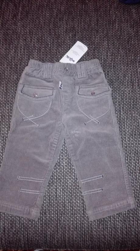 Menčestrové nohavice, wojcik,80
