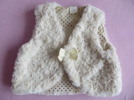 Elegantné bolerko z umelej kožušinky, h&m,86