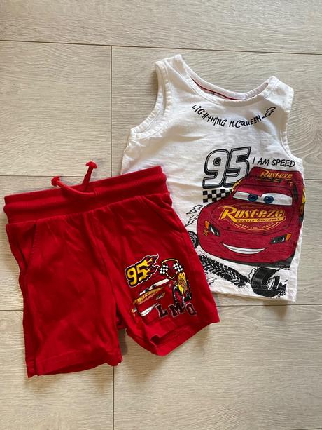 Letný setík cars, primark,92