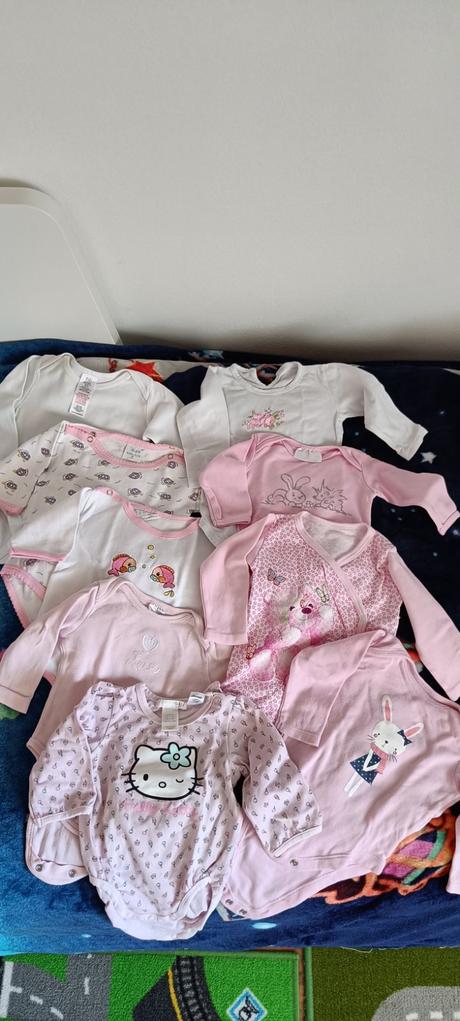 Balík oblečenia dievčatko veľkosť 0-3 mesiace, 50–62