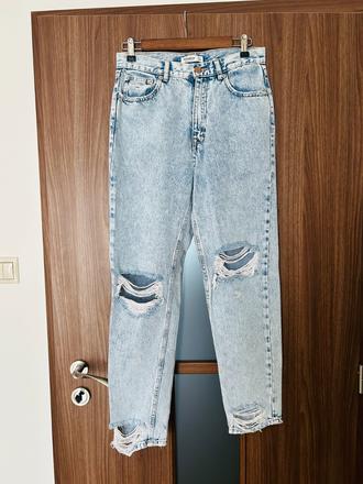 Štýlové džínsové nohavice značky pull&bear, pull&bear,m