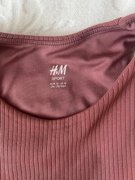 H&m sport crop top, h&m,m