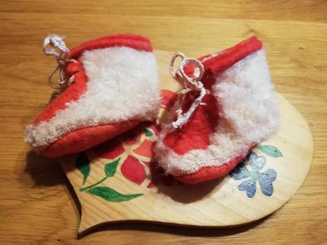 Retro papučky pre bábiku, 