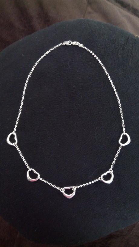 Strieborná retiazka so srdiečkami, 