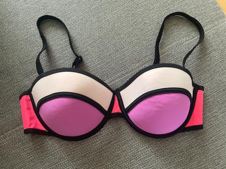 Color-block plavkový vrch 80c, l