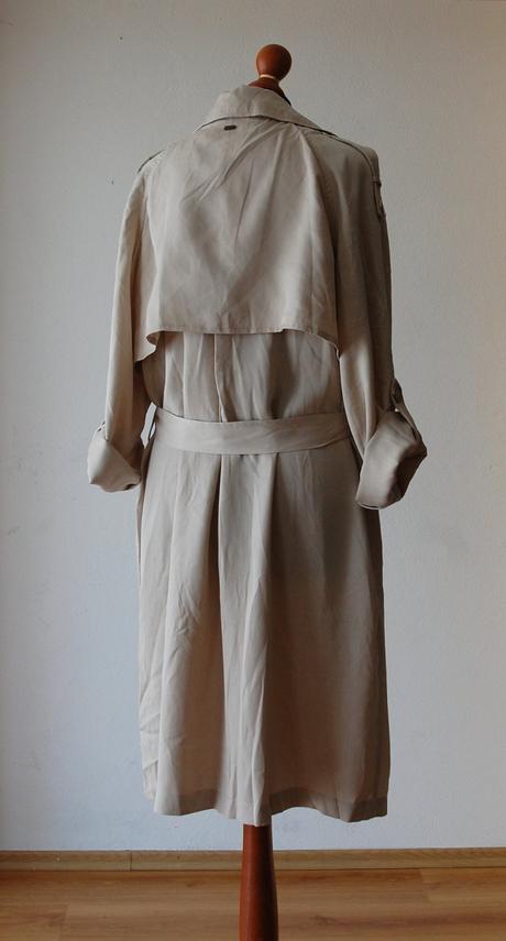 Štýlový béžový trenčkot, timeout,l