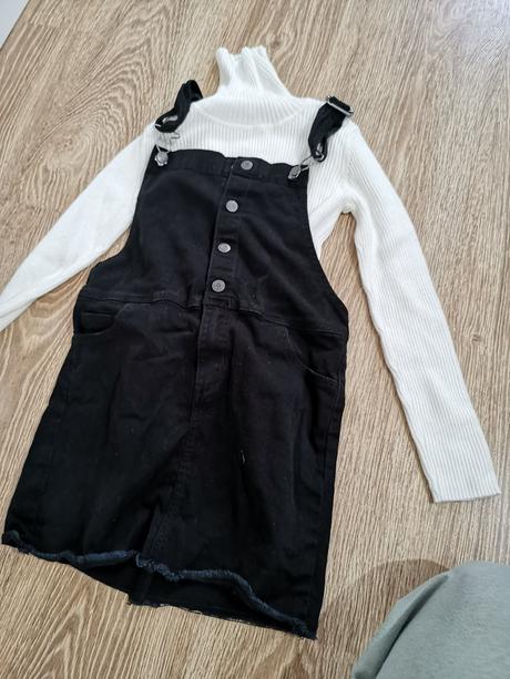 Jeansove šaty na traky, 122