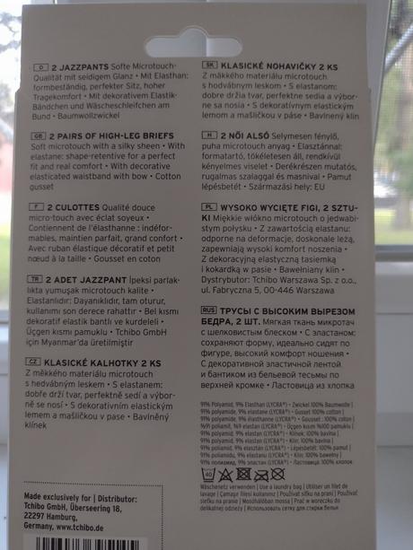 Dámske nohavičky tchibo 36/38, tchibo,s