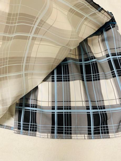 Tenká šušťáková kockovaná sukňa zn. sam73, sam73,l / m