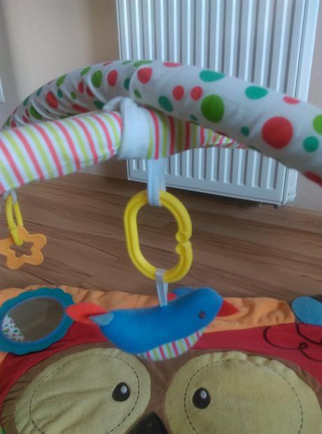 Hrazdička/deka na hranie - sovička - cena s poštou,