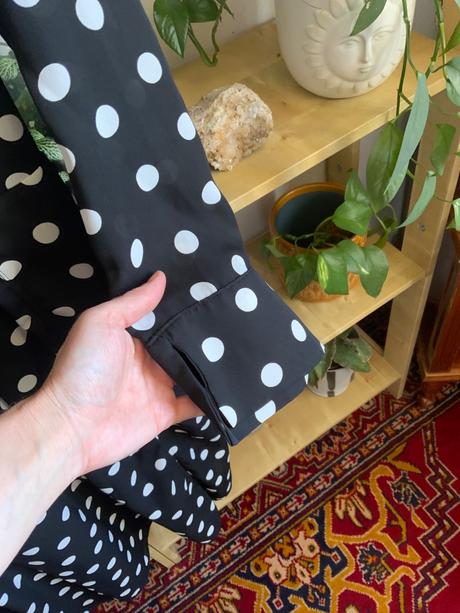 Zara bodkovany overal gulickovy s puntiky, zara,xs