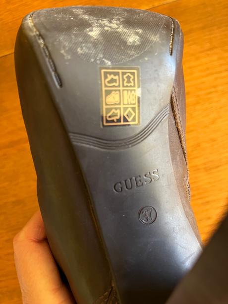 Kožené čižmičky guess, guess,37
