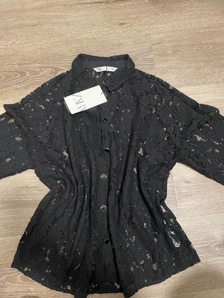 Zara cipkovana blúzka, zara,xs
