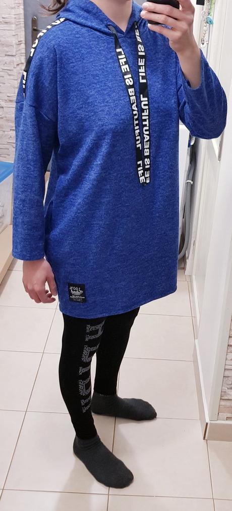 Predĺžená mikina l, l