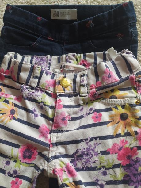 2x h&m nohavice, h&m,98