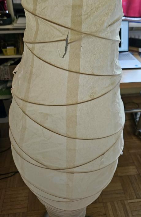 Ikea lampa dudero, papierove tienidlo, 136 cm,