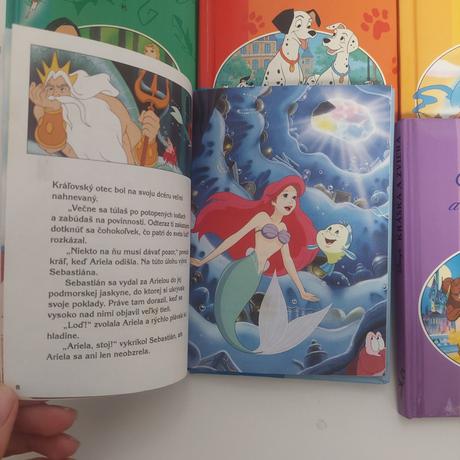 Disney knizky v kufriku,
