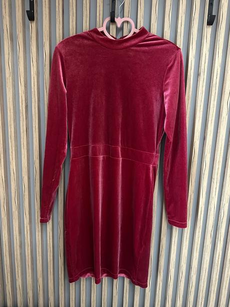 Plesove velúrové šaty, h&m,40