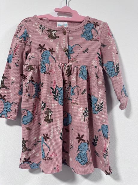 Dievčenské šaty s motívom dumbo slona veľ 92, disney,92