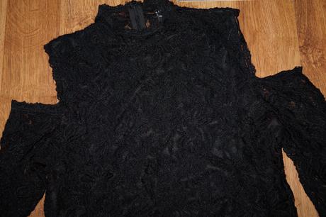 Elegantný čipkový top, amisu,l