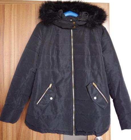 Tehotenska bunda zimná, h&m,l