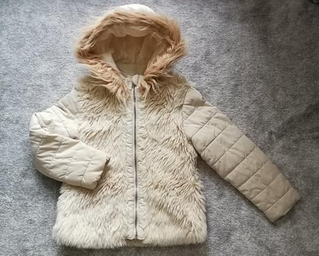 Bunda s kožušinou 5-6 r/116, next,116