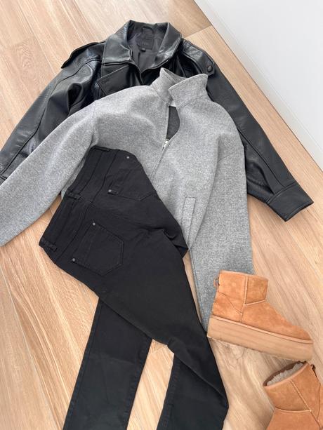 Čierne elastické rifle, l