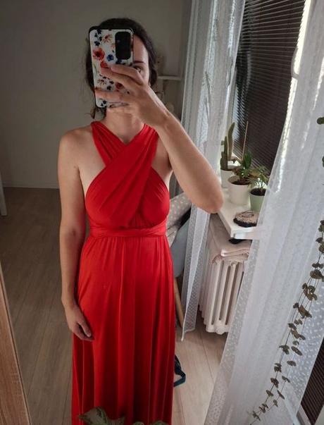 Dlhé spoločenské viazacie šaty, m