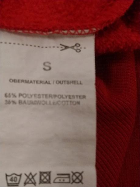 Dámska červená mikina s kapucňou, blind date, s