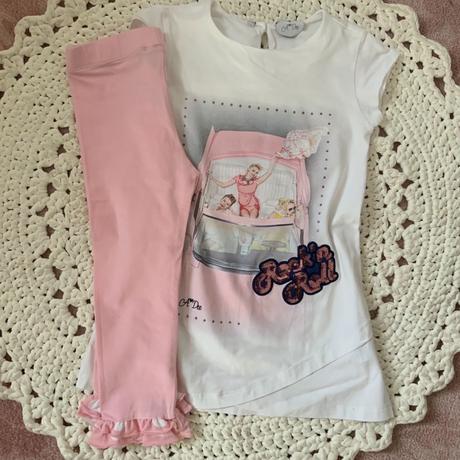 Komplet tunika a legíny, 128