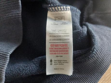 Mikina dúhy zn.ff veľ.110, f&f,110