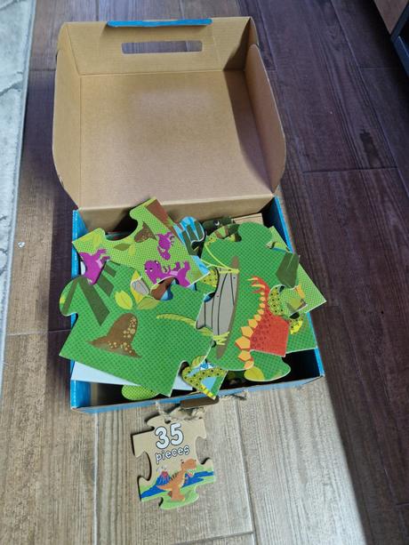 Velke podlahove puzzle dinosaury, 
