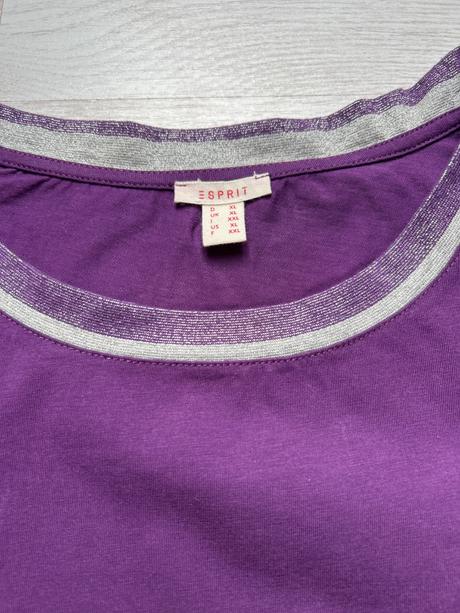 Fialové tričko esprit, esprit,xl