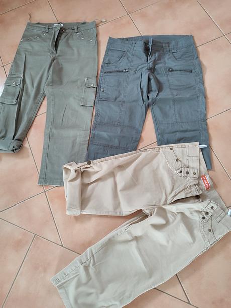 Dámske 3/4  capri kraťasy, 38