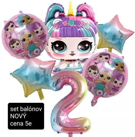 L.o.l párty dekorácie, 