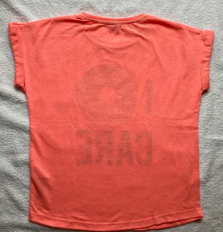 Y.f.k. oranžovo-lososové tričko i dont care, 152