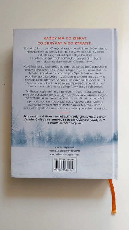 Ruth ware chata v horách, 