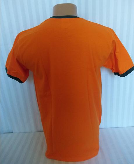 Pánske oranžové tričko skateboard, fruit loom, m, m