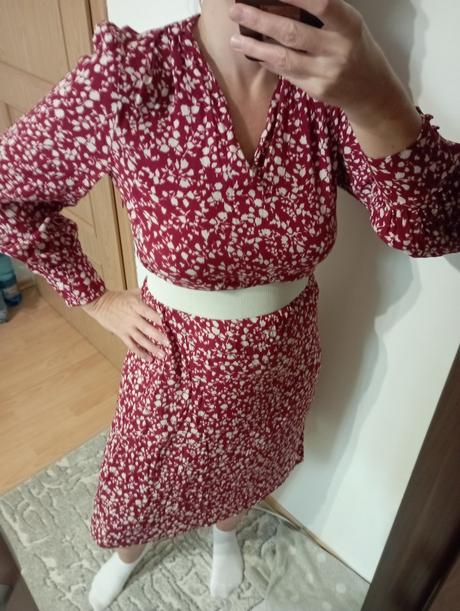 Midi šaty na jeseň, zara,m