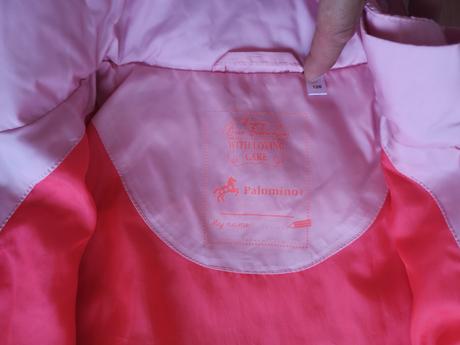 Ľahká ružová vetrovka s kapucou - aj do dažďa, palomino,122