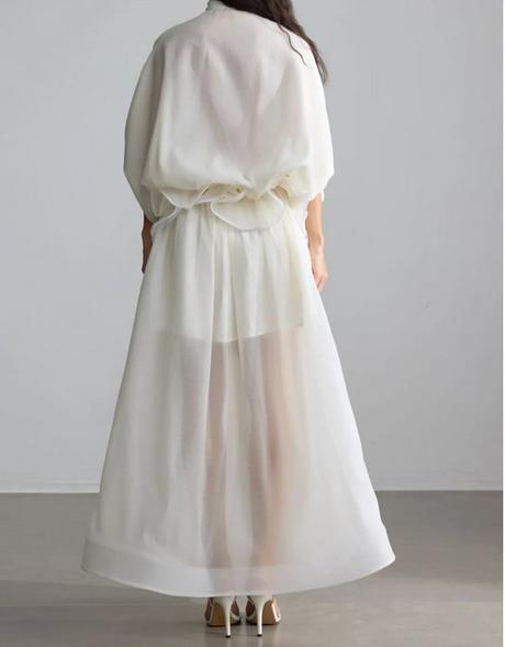 Sunfere eliza elegantné ivory maxi šaty nové, 38