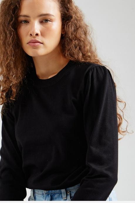 Saint tropez nádherný tmavo modrý svetrík l-xl, l