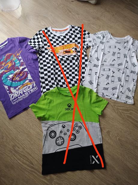 Tričká - ešte 2ks - výborný stav, f&f,128