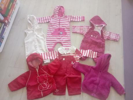 Balík oblečenia 0 až 1 rok, 68–80