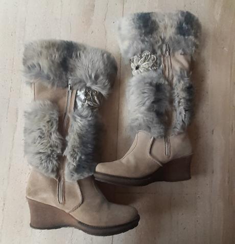 Kožušinové čižmy 37, tamaris,37
